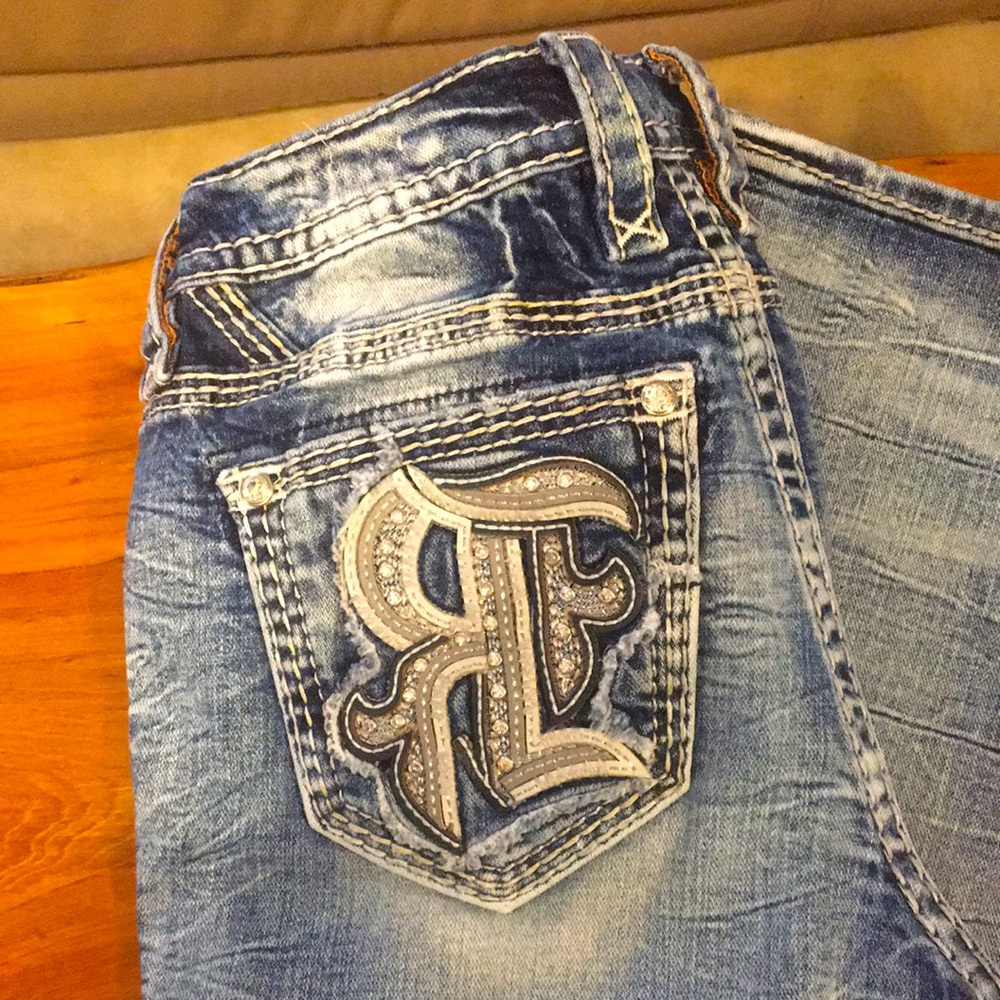 Rock revival size 27 mid rise boot cut/30in length